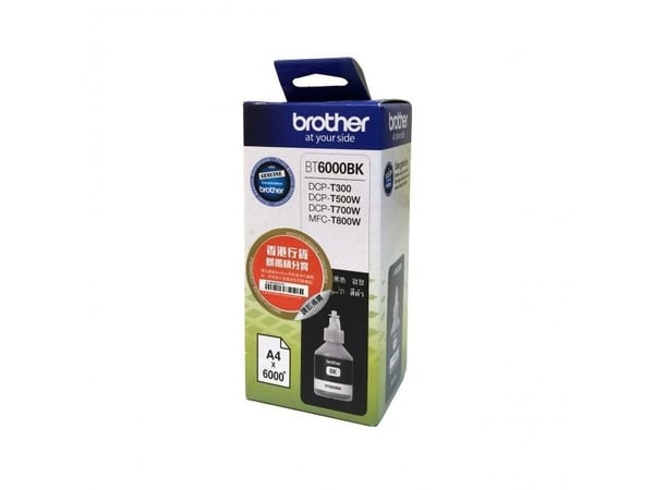 Brother BT6000BK, Musta, Väriainepohjainen muste, 1 kpl, 6000 sivua