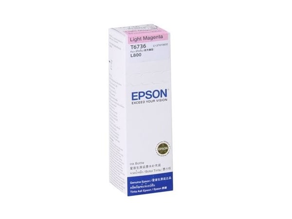 Epson T6736 - 70 ml - lys magenta - original - blekkrefill - for Epson L1800, L800, L805, L810, L850; EcoTank L1800