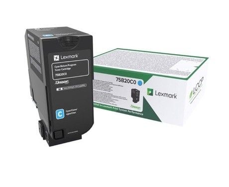 Lexmark - Cyan - original - tonerpatron LRP - for Lexmark CS727de, CS728de, CX727de
