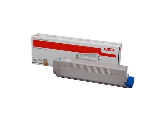 OKI - Cyan - original - tonerpatron - for C823dn, 823n