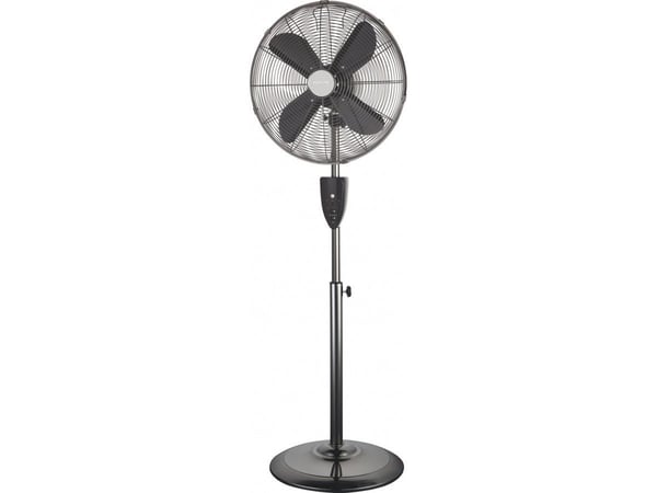 MPM MWP-13M, Husholdningsvifte, Sort, Gulv, Stål, 45 cm, 80°