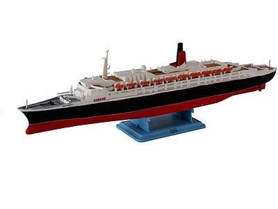Revell Queen Elizabeth 2, Passasjerskipsmodell, Monteringssett, 1:1200, Queen Elizabeth 2, Plast, Avansert