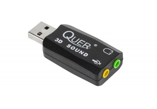Quer USB 5.1 - Lydkort - stereo - USB