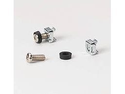 KaTLINK - Hyllskruvar, muttrar och brickor (M6) - silver - 10"/19" (paket om 4)