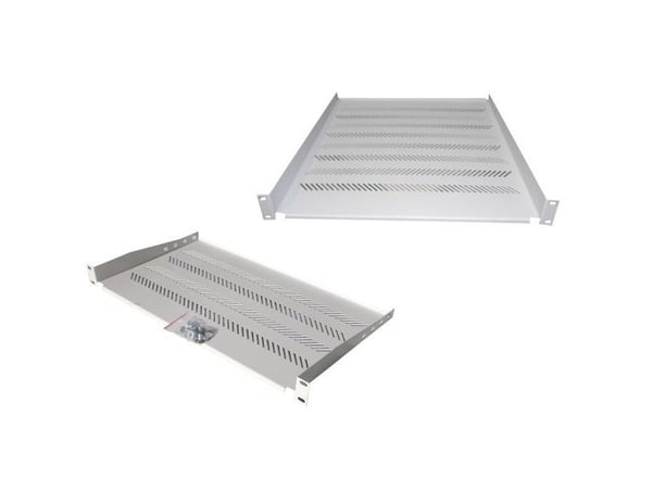 KatLink TN-19-250-1U-GY - Hylla för rack - RAL 7035, grå - 1U - 19"