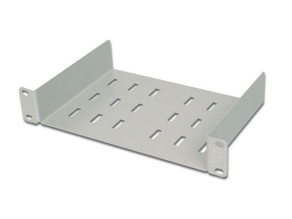 Digitus DN-10 TRAY-1 - Telinehylly - vaaleanharmaa, RAL 7035 - 1U - 10"