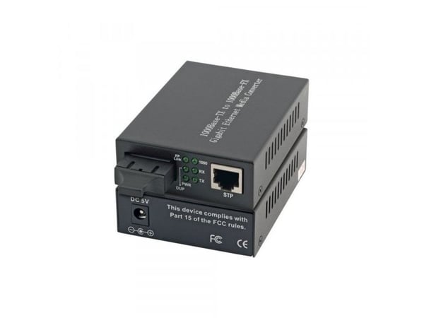 Fiberomvandlare Intellinet Network Solutions 1000Base-T RJ45 till 1000Base-LX (SM SC) (507158)