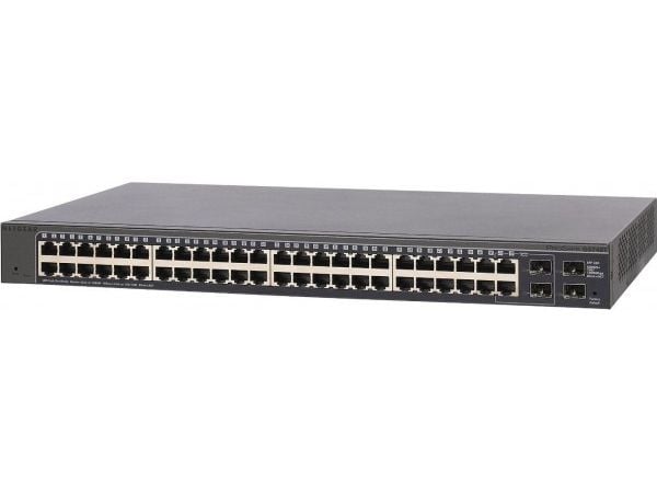 NETGEAR Smart GS724TPv2 - Switch - smart - 24 x 10/100/1000 (PoE+) + 2 x 1000Base-X SFP (opplink) - rackmonterbar - PoE+ (190 W)
