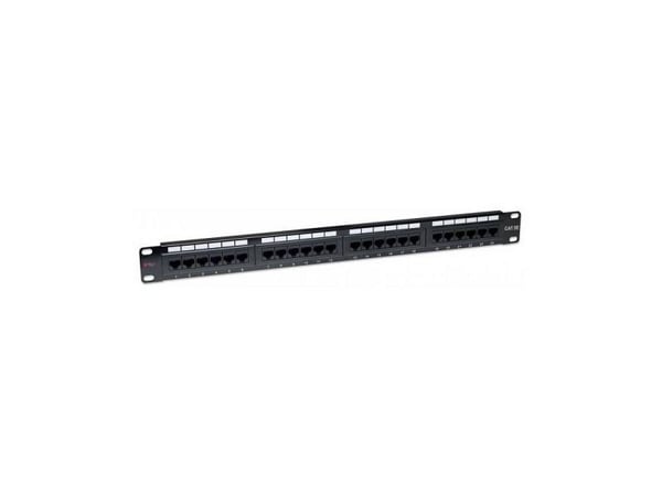 Techly 24 x RJ45 Cat.5E, IEEE 802.3, IEEE 802.3ab, IEEE 802.3u, 10/100/1000Base-T(X), Raskt Ethernet, Gigabit Ethernet, 1000 Mbit/s, RJ-45, Gull