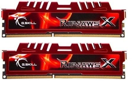 G.Skill Ripjaws-X F3-12800CL9D-8GBXL - DDR3 - sats - 8 GB: 2 x 4 GB - DIMM 240-pin - 1600 MT/s / PC3-12800 - CL9 - 1.5 V - ej buffrad - icke ECC