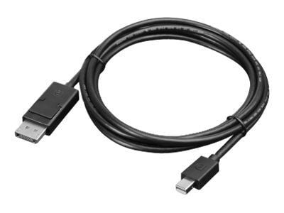 Lenovo - DisplayPort-kabel - Mini DisplayPort (hann) til DisplayPort (hann) - 2 m - for ThinkCentre M75t Gen 2; ThinkPad P51; ThinkStation P330 Gen...