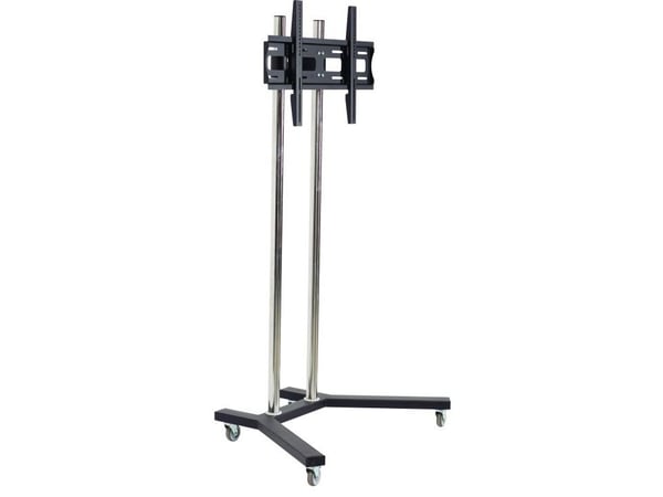 EDBAK TR1 - Vogn - for flatpanel - svart - skjermstørrelse: 22"-60"