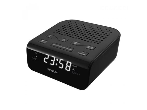 Sencor SRC 136 B - Klockradio - svart