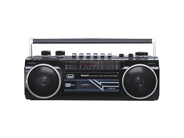 Trevi RR 501 BT, Personlig, Analog, FM, MW, SW, Svart, Rotasjon, Utvendig