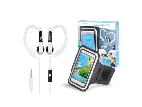 Trevi JR 660 M, Kabel, Idrott, 13 g, Headset, Vit