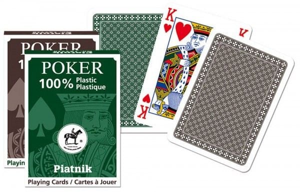 Piatnik 1362 "Plastic Poker Cards Card Game (55-deler)