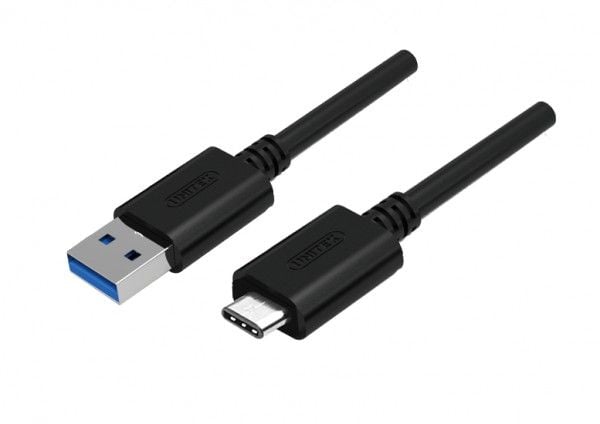 Unitek - USB-kabel - USB-C (hann) til USB-type A (hann) - USB 3.1 Gen 1 - 1 m