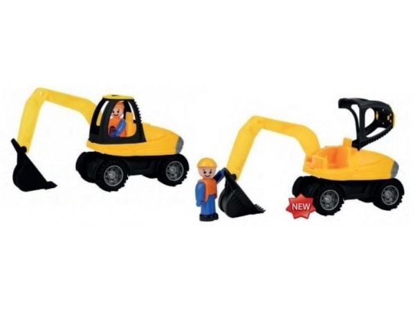 Lena Truckies Excavator, Gravemaskin, 2 år, Sort, Gult