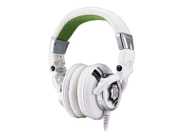 Tt eSPORTS CHAO DRACCO - Hodetelefoner - full størrelse - kablet - 3,5 mm jakk - hvit