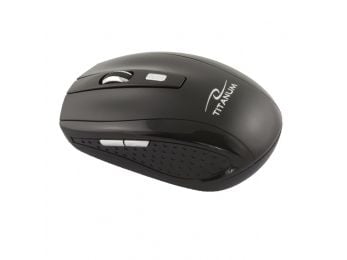 TITANUM TM105K, Høyre hendt, Optisk, RF kabel-fri, 1600 DPI, Sort