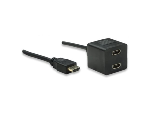 Techly 0,3 m HDMI - 2x HDMI M/F, 0,3 m, HDMI typ A (standard), 2 x HDMI typ A (standard), svart Techly 0,3 m HDMI - 2x HDMI M/F, 0,3 m, HDMI typ A (standard), 2 x HDMI typ A (standard), svart