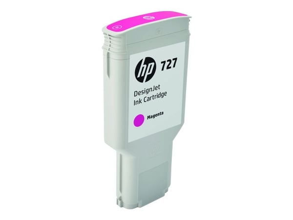 HP 727 - 300 ml - høykapasitets - magenta - original - DesignJet - blekkpatron - for DesignJet T1500, T1530, T2500, T2530, T920, T930