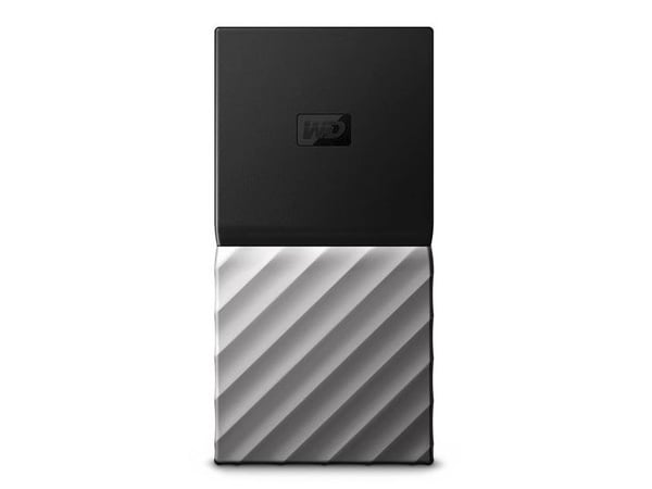 Western Digital My Passport SSD, 2 TB, USB Type-C, 3.2 Gen 1 (3.1 Gen 1), 540 MB/s, Svart, Silver