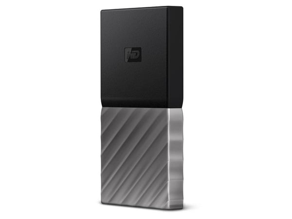 Western Digital My Passport SSD, 2 TB, USB Type-C, 3.2 Gen 1 (3.1 Gen 1), 540 MB/s, Musta, Hopea