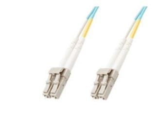 MicroConnect - Nettverkskabel - LC/PC-multimodus (hann) til LC/PC-multimodus (hann) - 150 m - 150 m - fiberoptisk - 50 / 125 mikroner - OM3 - halog...