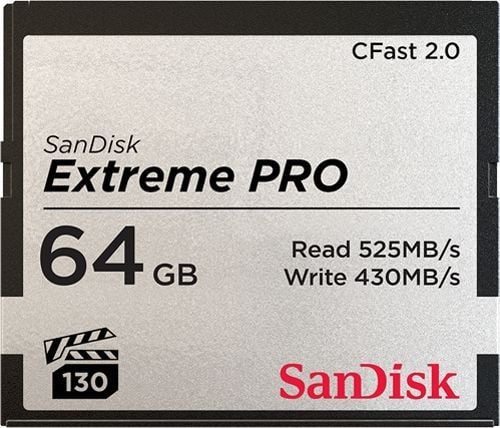 SanDisk Extreme Pro - Flash-minneskort - 64 GB - CFast 2.0