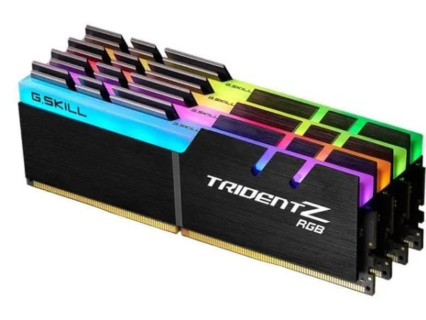 G.Skill TridentZ RGB Series - DDR4 - sett - 64 GB: 4 x 16 GB - DIMM 288-pin - 3200 MT/s / PC4-25600 - CL16 - 1.35 V - ikke-bufret - ikke-ECC