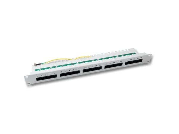 EFB Elektronik 37588.1, RJ-45, Cat3, Hvit, Rackmontering, 1U, 483 mm