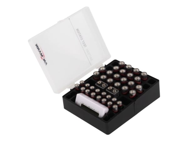 Ansmann 1900-0041-1, 9v, AA, AAA, Sort, Hvit