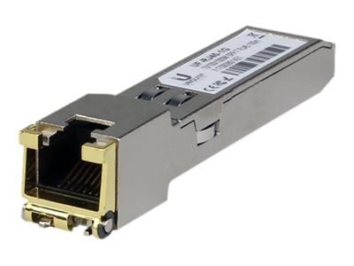 Ubiquiti U Fiber UF-RJ45-1G - SFP-sändar/mottagarmodul (mini-GBIC) - 1GbE - 10Base-T, 100Base-TX, 1000Base-T - RJ-45 - upp till 100 m