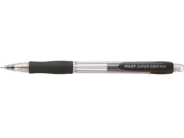 Pencil Pilot Super Grip H-185 sort 0,5 mm - (12 stk.)
