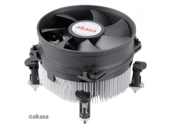 Akasa AK CCE-7104EP - Prosessorijäähdytin - (for: LGA775, LGA1156, LGA1155) - alumiini - 92 mm