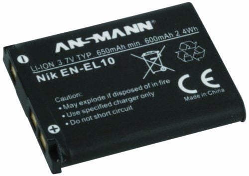 Ansmann A-NIK EN EL 10, 650 mAh, 3,7 V, Litiumioni (Li-Ion)