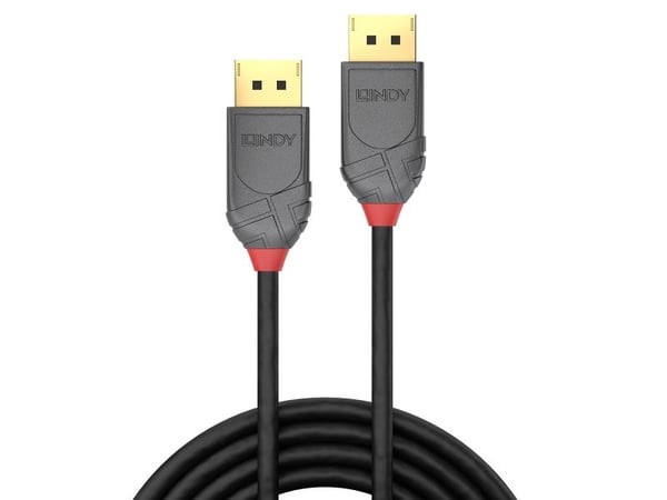 Lindy 36480, 0,5 m, DisplayPort, DisplayPort, Hankjønn, Hankjønn, 7680 x 4320 piksler