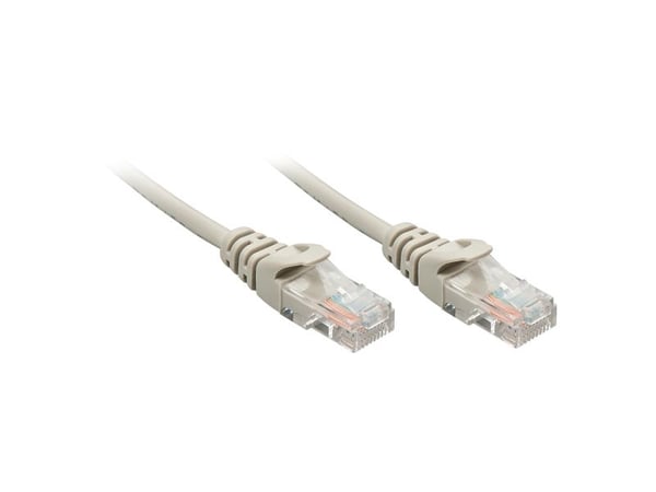 Lindy 48364, 3 m, Cat5e, U/UTP (UTP), RJ-45, RJ-45, Grå