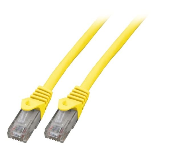 EFB Elektronik K8104GE.7,5, 7,5 m, Cat6, U/UTP (UTP), RJ-45, RJ-45, Gult