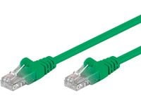 MicroConnect - Nettverkskabel - RJ-45 (hann) til RJ-45 (hann) - 25 cm - 6 mm - UTP - CAT 6 - rund, flertrådet - grønn