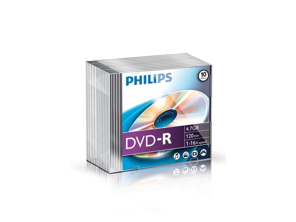 Philips DVD-R DM4S6S10F/00, DVD-R, 4,7 GB