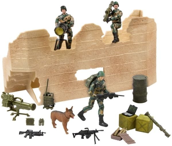 World Peacekeepers 1:18 Militær Angrebsstyrke inkl. 2 actionfigurer