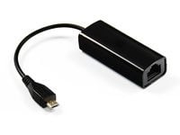 MicroConnect - Verkkosovitin - USB - Ethernet x 1 - musta