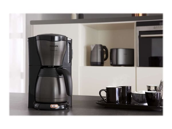 Philips Café Gaia HD7547 - Kaffemaskin - 12 kopper - titan