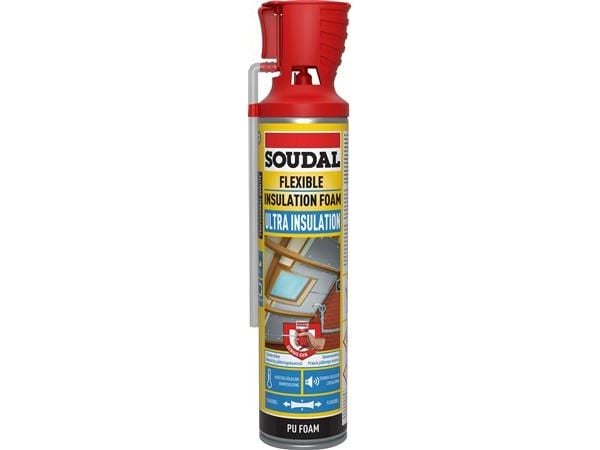 SOUDAL Flexifoam genius er en lav ekspansions isoleringsskum med Genius håndtag