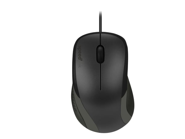SPEEDLINK KAPPA Mouse - Mus - høyrehendt - optisk - 3 knapper - kablet - USB - svart