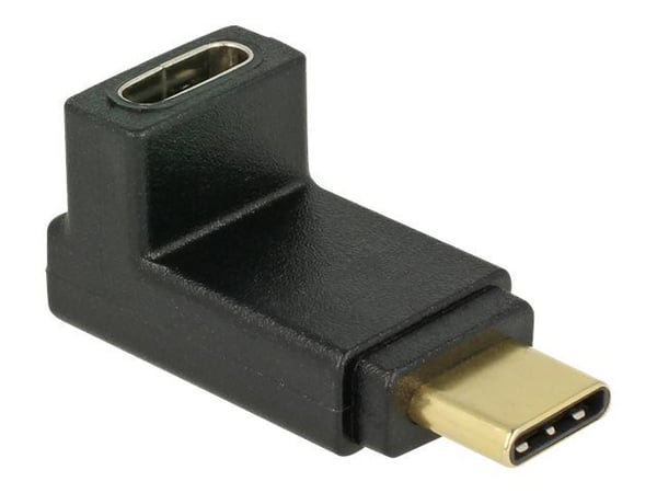 DeLOCK 65914, 1 x USB Type-C Male, 1 x USB 3.1 Gen 2 Type-C™ female, Musta