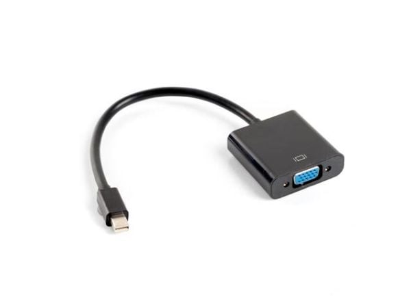 Lanberg - Videotransformator - Mini DisplayPort - VGA - sort