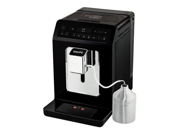 Krups Evidence EA8918, Espressomaskin, 2,3 l, Kaffebönor, Inbyggd kvarn, 1450 W, Svart
